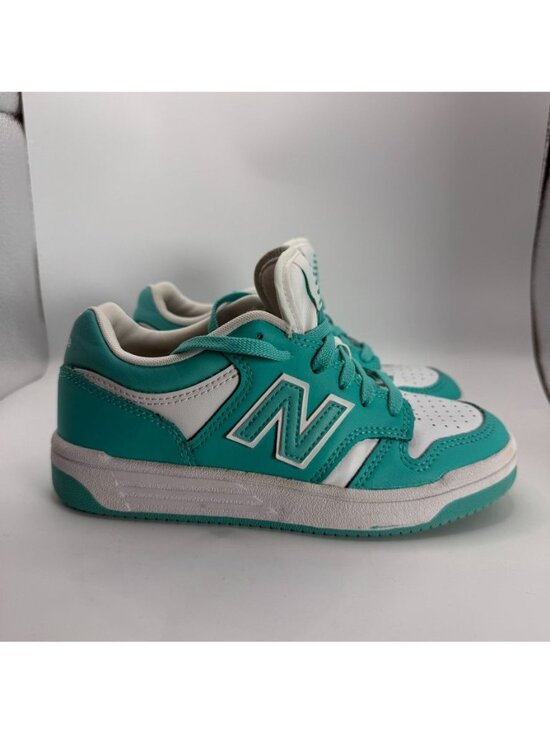 New Balance Other - New Balance 480 Kids Sneakers Teal & White Size 1 US Lace-Up Cushioned Sole